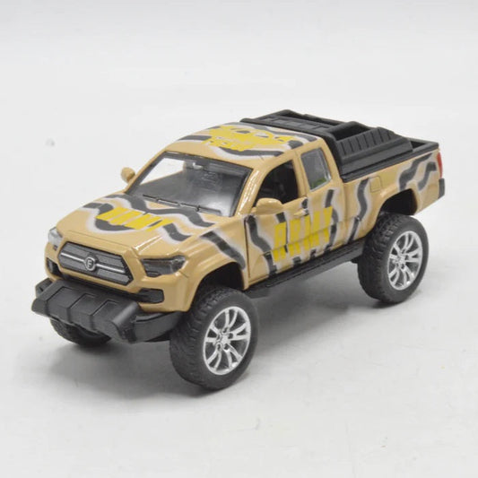 Diecast Army Off-Road Pickup Car