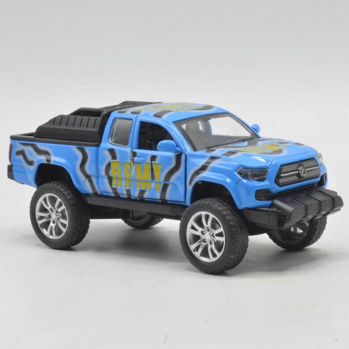 Diecast Army Off-Road Pickup Car