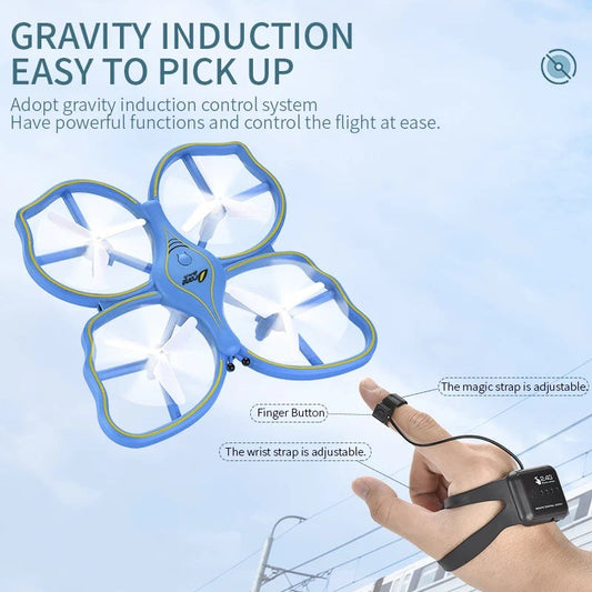 Rechargeable Butterfly Watch Gravity Induction Drone