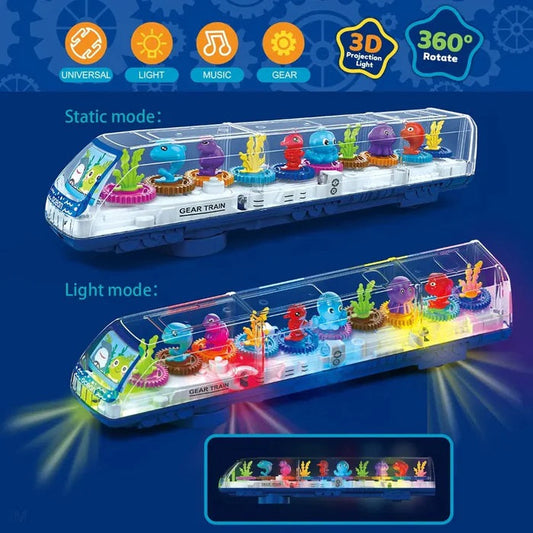 Ocean Gear Train with Light & Sound