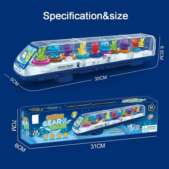 Ocean Gear Train with Light & Sound