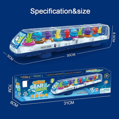 Ocean Gear Train with Light & Sound