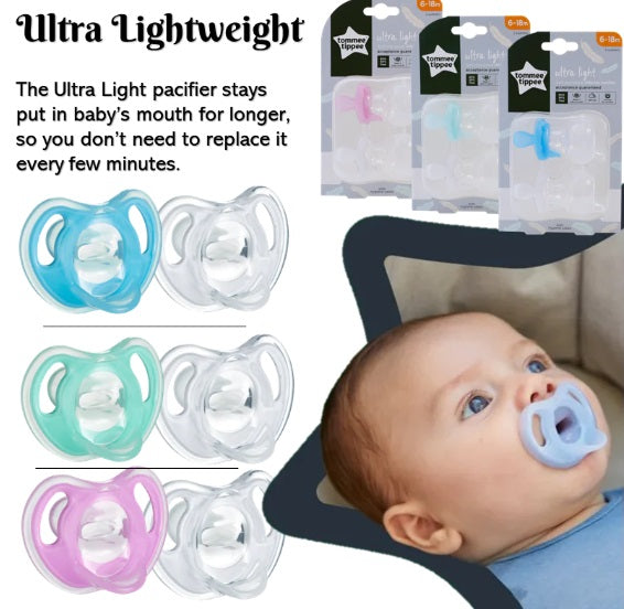 Tommee Tippee Ultra Light Soother Pack Of 2
