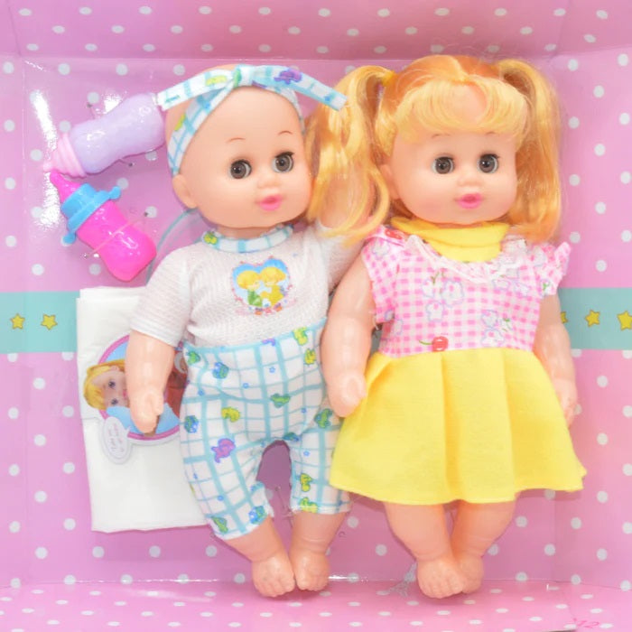 Pack of 2 Beautiful Doll with Sound