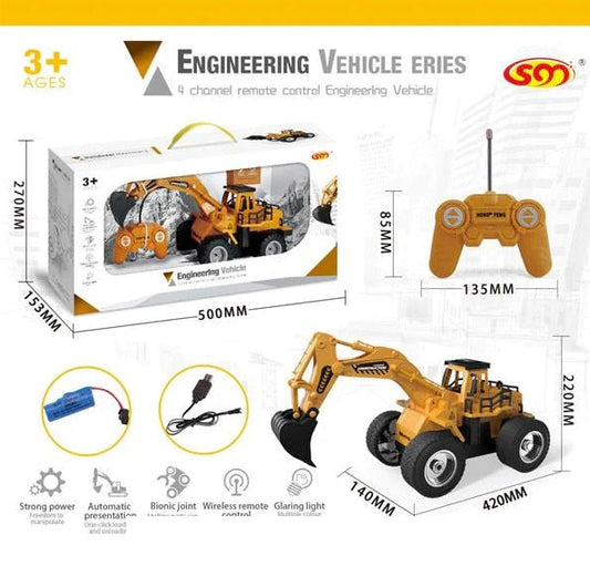 Rechargeable RC Engineering Excavator Truck