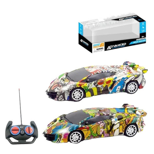 Rechargeable RC Advanced Night Racer Car