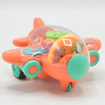 Kids Transparent Gear Plane