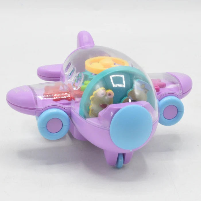 Kids Transparent Gear Plane