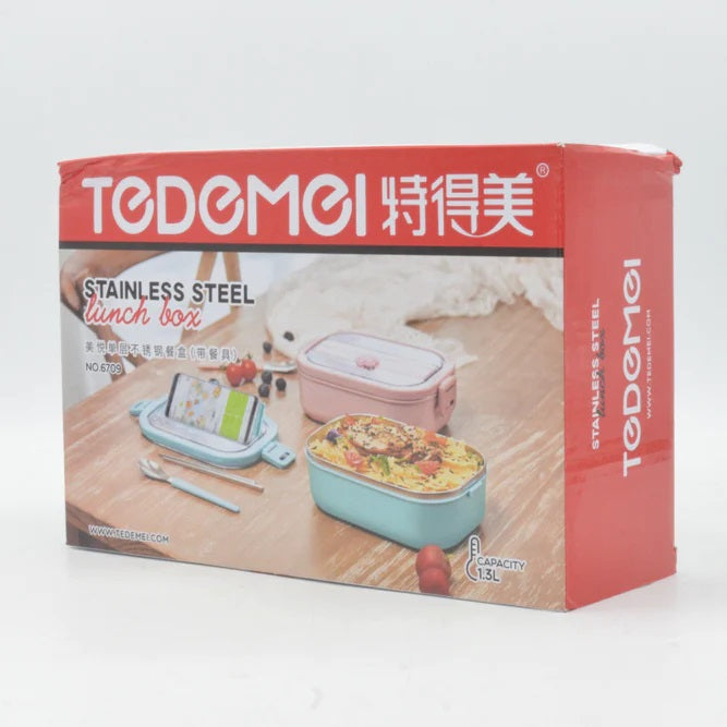 Tedemei Lunch Box with Mobile Holder