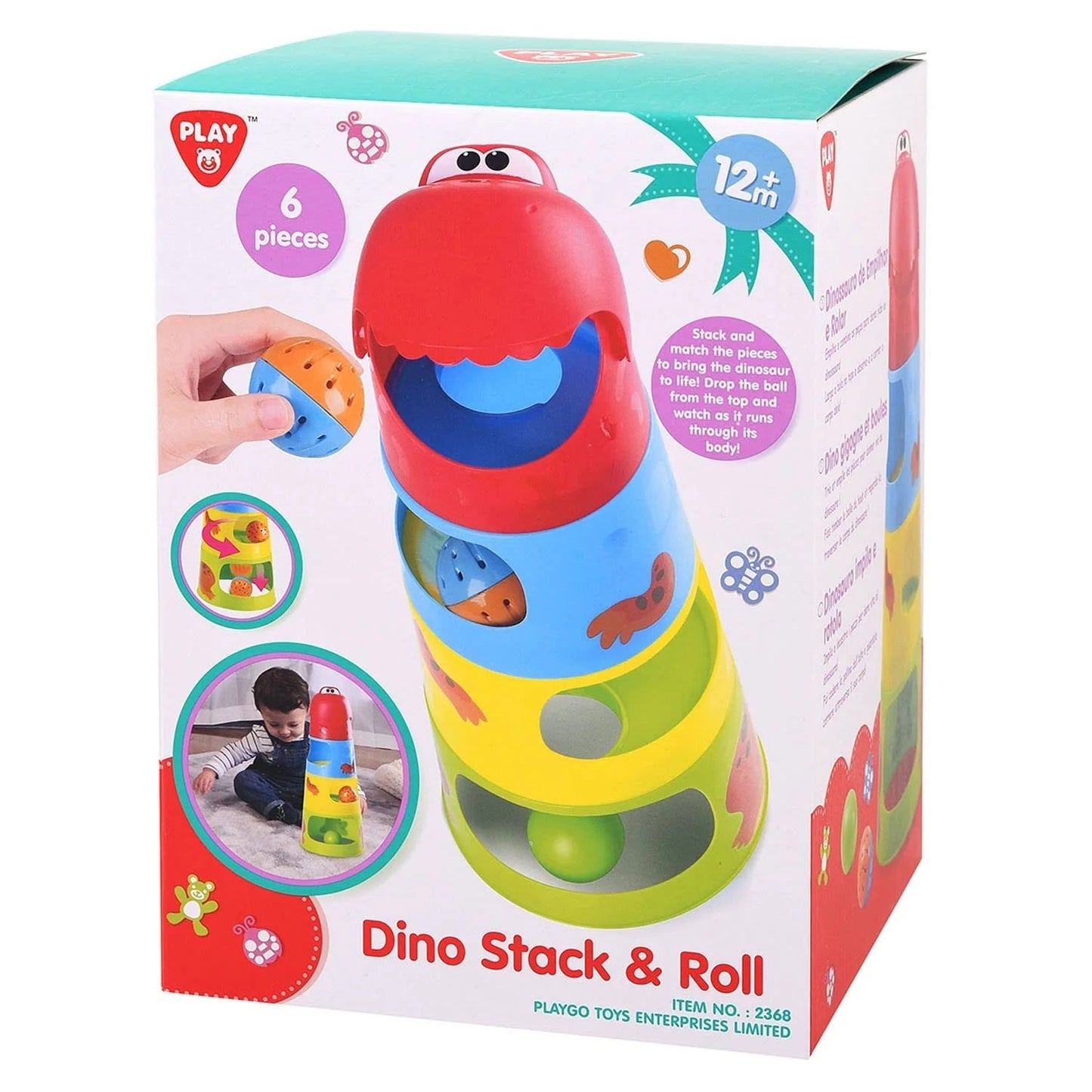 PlayGo Dino Stack & Roll Toys