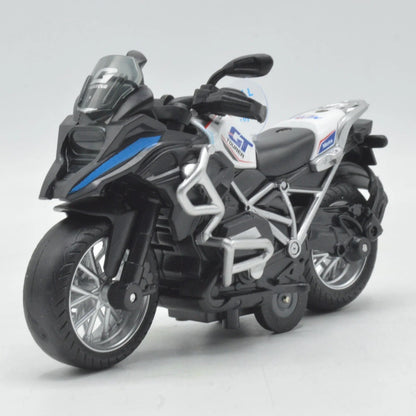Diecast Metal Body Moto Bike with Light & Sound