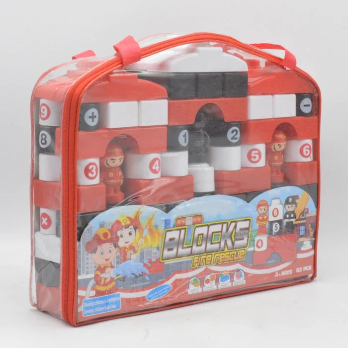 Fire Rescue Building Blocks 53 Pieces