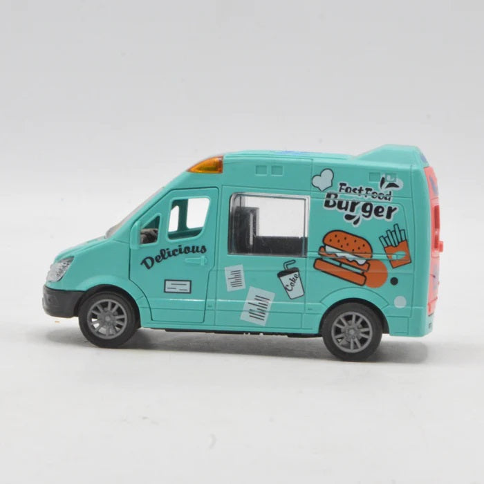 Delicious Fast Food Burger Van