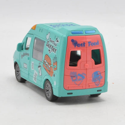 Delicious Fast Food Burger Van