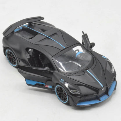 Diecast Metal Body Bugatti Car with Light & Sound