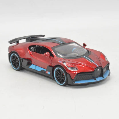 Diecast Metal Body Bugatti Car with Light & Sound