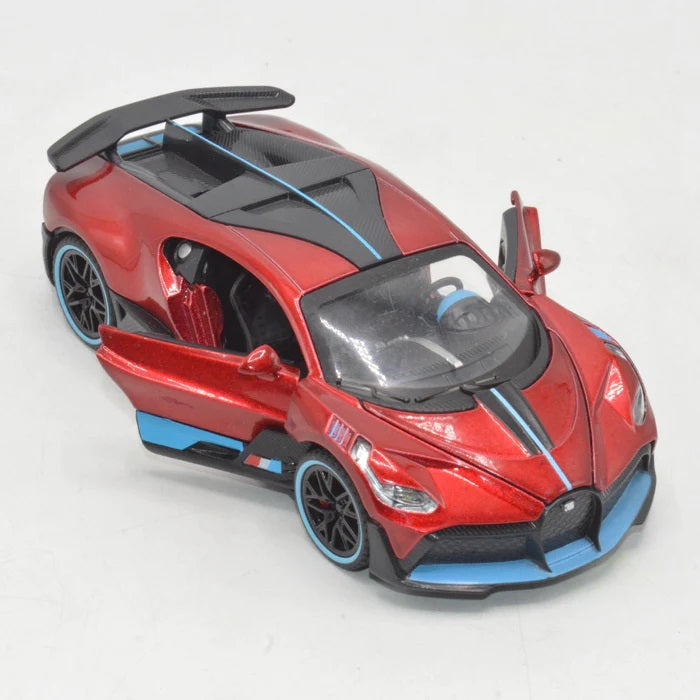 Diecast Metal Body Bugatti Car with Light & Sound