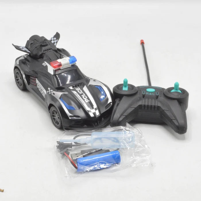 Police Theme Stunt Spray RC Car