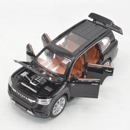 Diecast Toyota Land Cruiser Car with Light & Sound