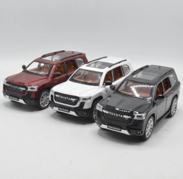 Diecast Toyota Land Cruiser Car with Light & Sound