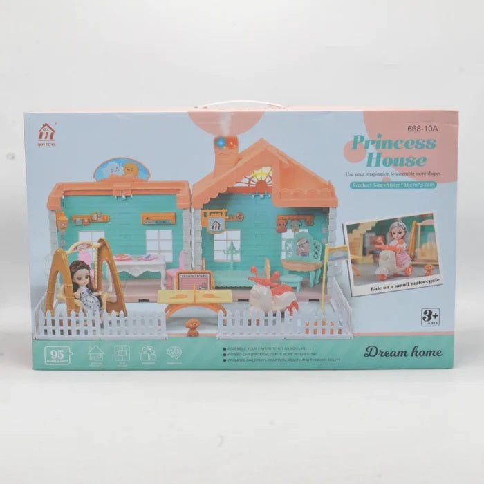 Princess Villa Doll House Set 95 Pieces