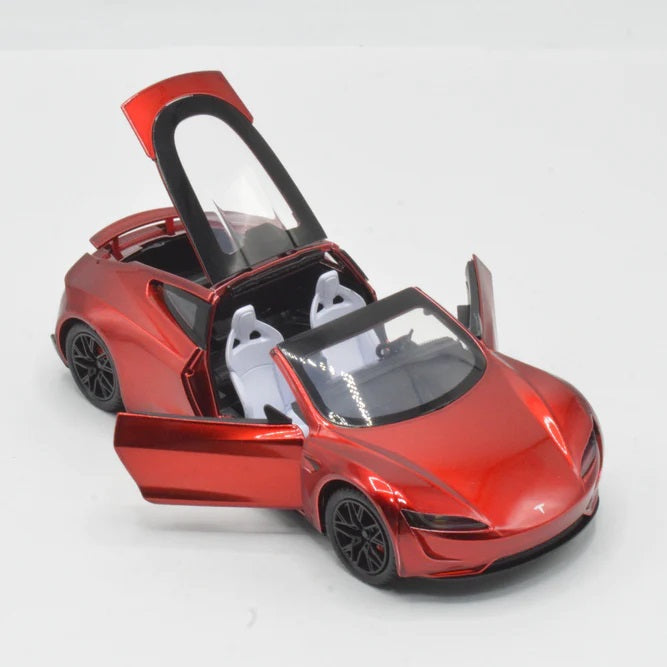 Diecast Tesla Roadster Car with Light & Sound