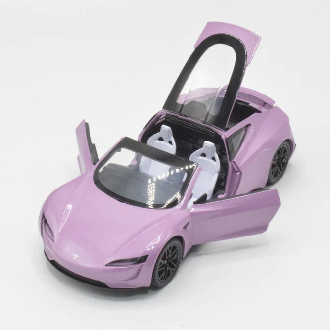 Diecast Tesla Roadster Car with Light & Sound