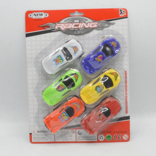 Super Mini Racing Car Pack of 6