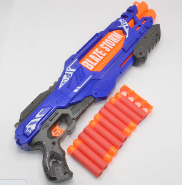 Manual Blaze Storm Soft Bullet Gun