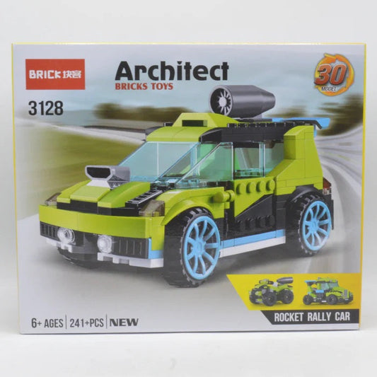 Architect Rocket Rally Car Blocks 241+ Pieces