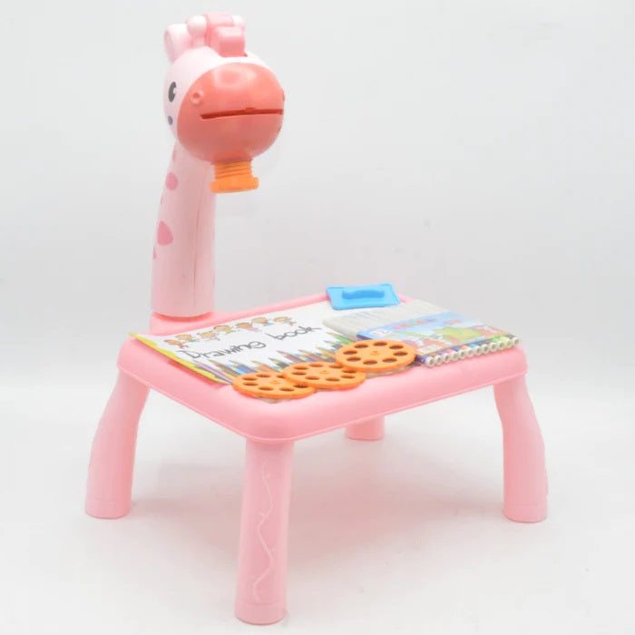 Giraffe Painting Projector Table