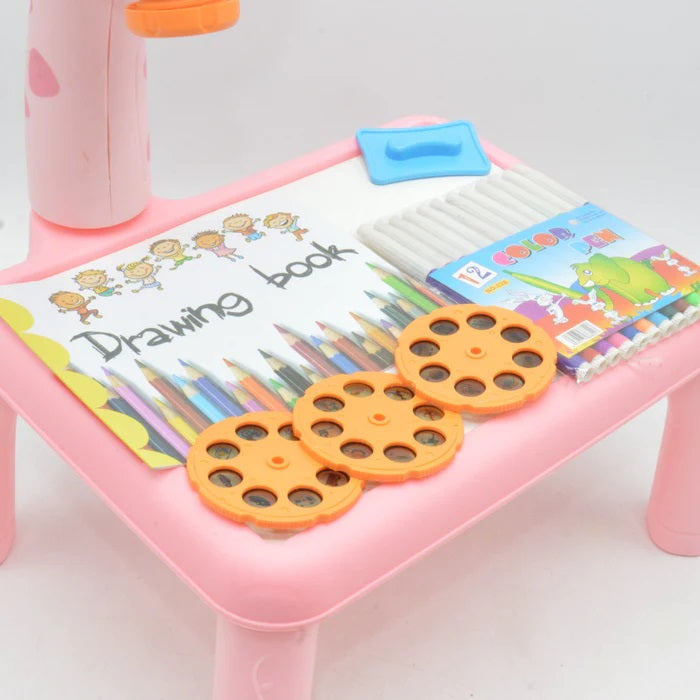 Giraffe Painting Projector Table