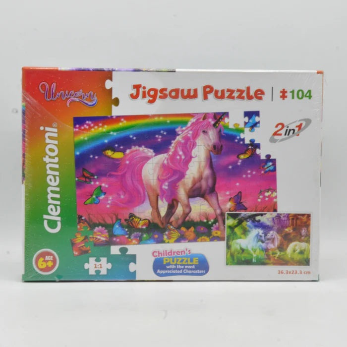 2 in 1 Unicorn Puzzle Game