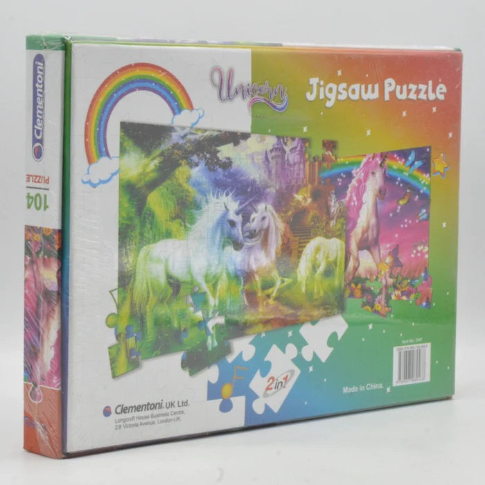 2 in 1 Unicorn Puzzle Game