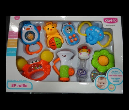 Baby Rattles Pack of 8