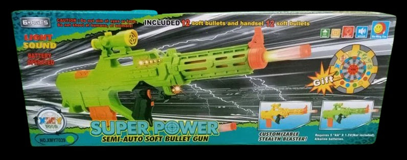 The Super Power Bullet Gun With Light & Sound