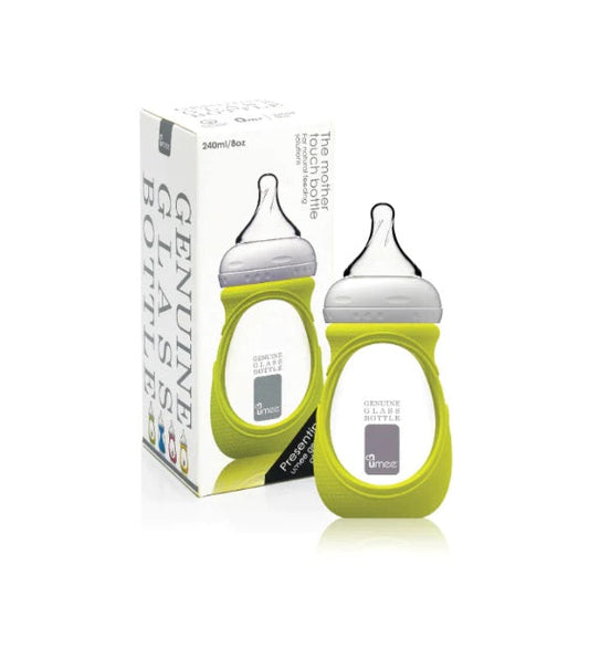 Baby Glass Feeder With Silicon Sleeve 240ML