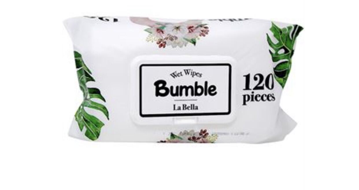 Bumble Baby Wet Wipes Extra Sensitive 120 Pieces